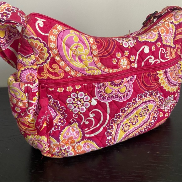Vera Bradley Raspberry Fizz Crossbody Shoulder Bag - Picture 2 of 6